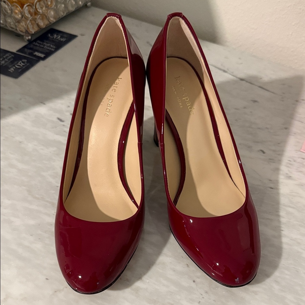 Kate Spade Deep Red Women's Heels